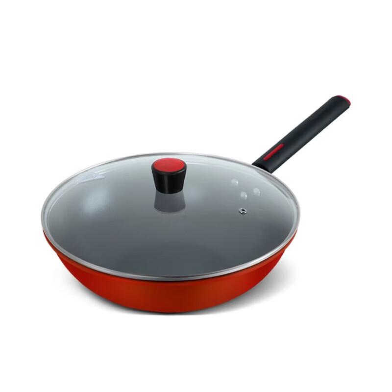 Royalstar 30cm Refined Iron Flat Bottom Wok