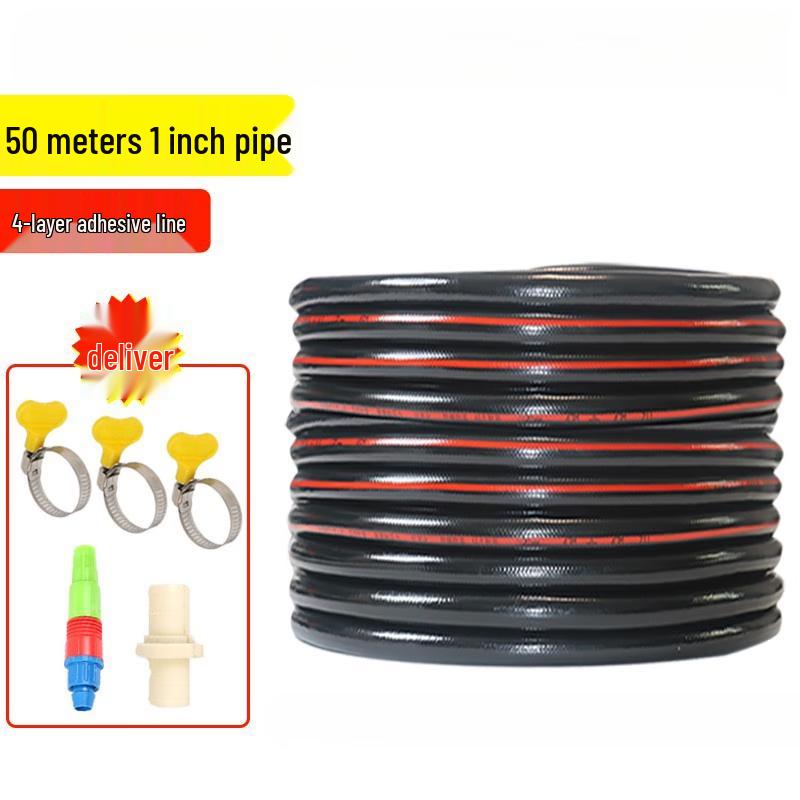 Deqier All-Season Anti-Freeze PVC Braided Water Hose