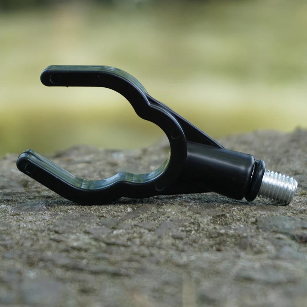 The Head of The Fish Fishing Stand Threaded Silicone Battery Stand  Elastic Anti-slip and Windproof Sea Rod Stand Fishing Gadget