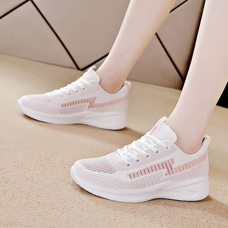 Fashion Woven Breathable and Comfortable Women's Sports Casual Running Shoes Fashionable and Popular Women's Casual Running Shoes
