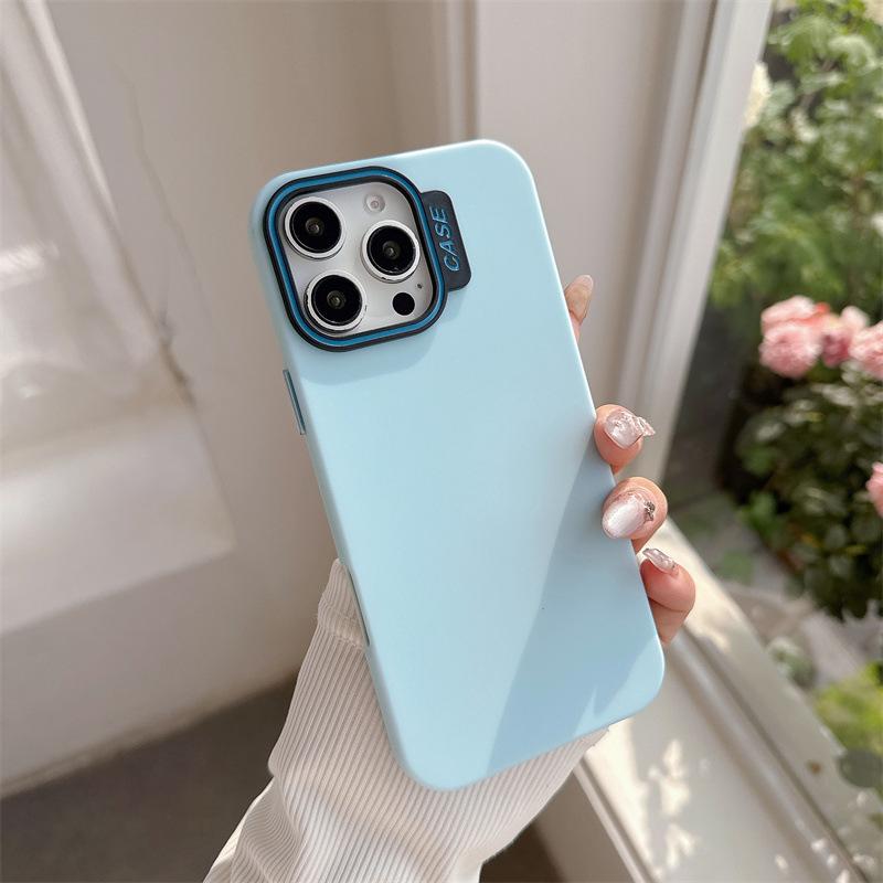 Suitable for Ip16 Phone Cases, Solid Color Dopamine, Apple 15, Simple and Elegant 13, Skin-feel Soft Case Pm
