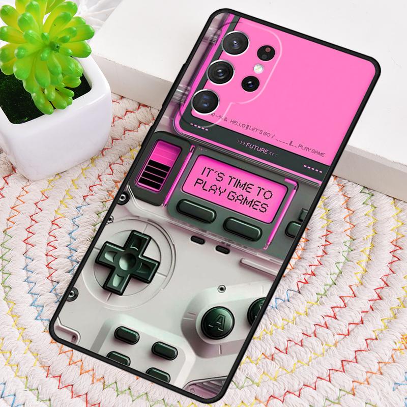 Retro Game Console TPU Phone Case For Samsung Galaxy Note 10 Pro S26 S25 S24 S23 S22 Ultra Plus S21 FE S20 Shockproof Cover