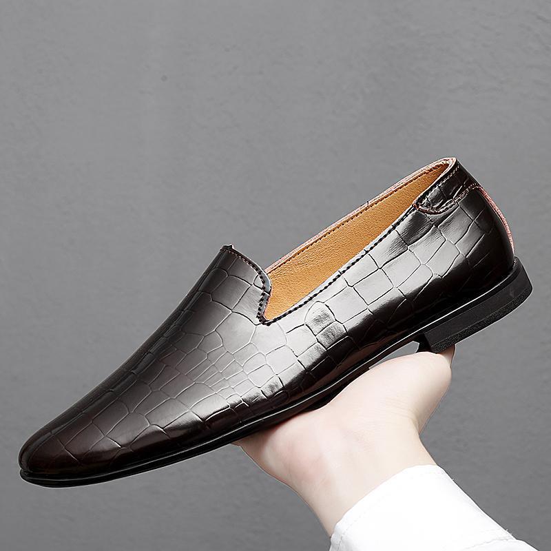 Men's Leather Loafers: Breathable, Soft Sole Slip-On Driving Shoes