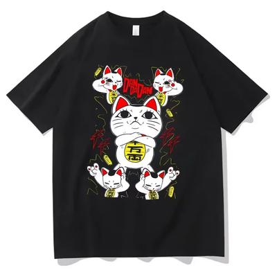 2025 Sommer T-Shirt Manga Dandadan Okarun Hochwertige Baumwolle EU-Größe T-Shirt Anime Herren T-Shirts Comic Mann Kleidung Tops T-Shirt