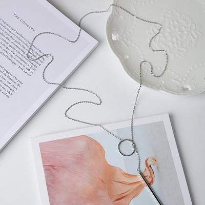 Women's Layered Daily Simple Y-Line Drop Necklace