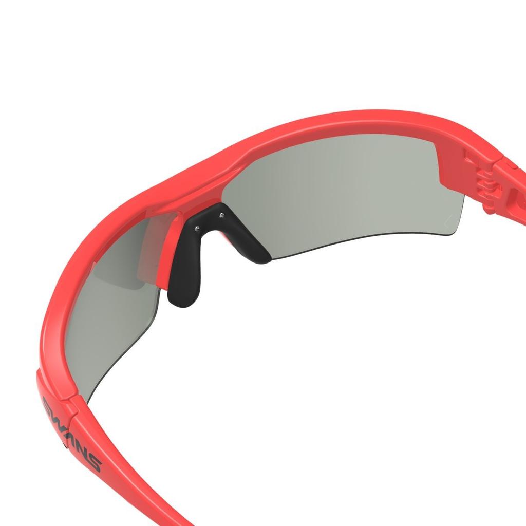 SWANS Sports Sunglasses Strix H Water Repellent + Mirror Lens Model STRIX H-3602 OR Blood Orange X Blood Orange X Black