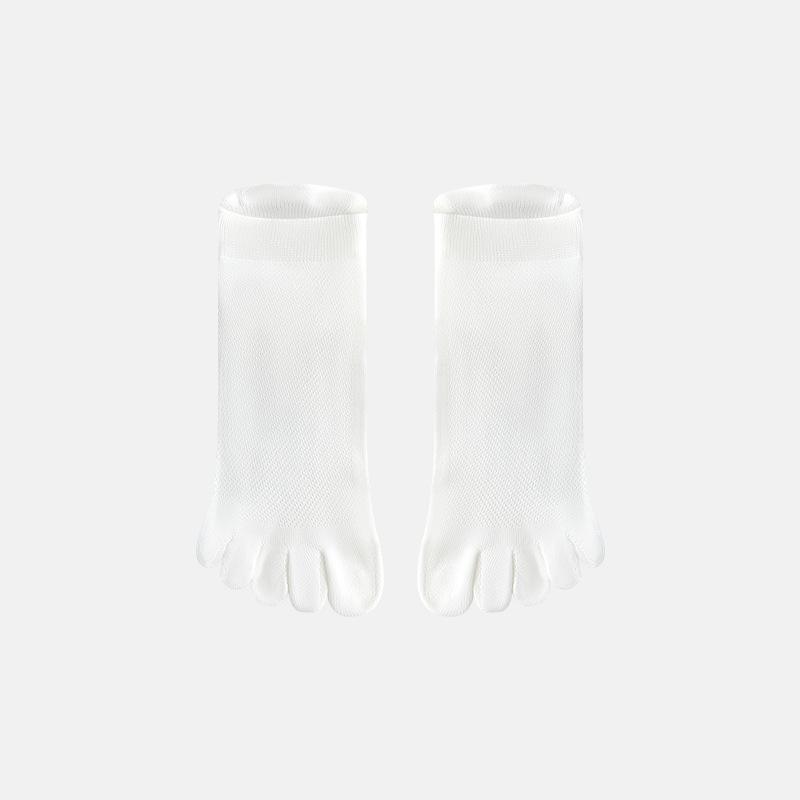 Men's Spring and Summer New Antibacterial Deodorant Mesh Breathable Five Finger Socks