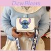 Disney Stitch Kids Crossbody Snack Bag Lightweight Pu Mini Pouch For Kindergarten Essentials