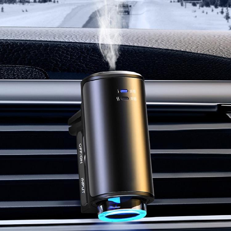 Leiser Auto-Lufterfrischer Lüftungsklemme Wiederaufladbare Batterie Elegantes Design Automatische Einstellung Auto-Luftzerstäuber