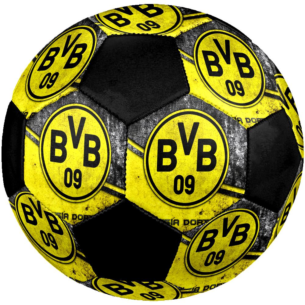 SIZE 5 Borussia Dortmund Soccer Ball Colorful All Ages Machine Stitched PVC Competition Ready Durable High-Bounce