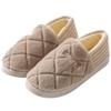 Cotton Slippers Autumn and Winter Couple Home Bag Heel Thermal Shoes Platform Plush Slippers