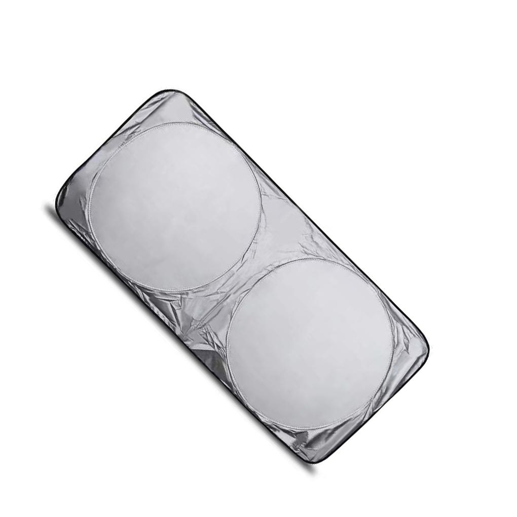 Aluminium Foil Car Windshield Sunshade Front Foldable Rectangular Summer Replacement Sun Shade Block Accessories