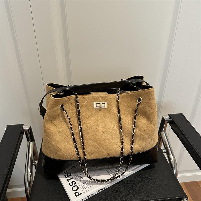 Fashion Retro Large-capacity Commuter Tote Bag Women's New Messenger Bag Daily Underarm Shoulder Bag
