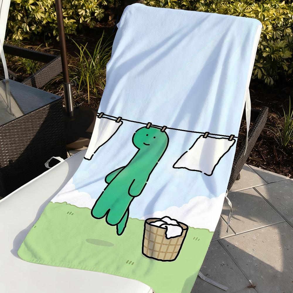 Cartoon J-Joguman-S Cute Towel Sports Quick Dry Travel Camping Gear Sandproof Soft Light Large Beach Towel
