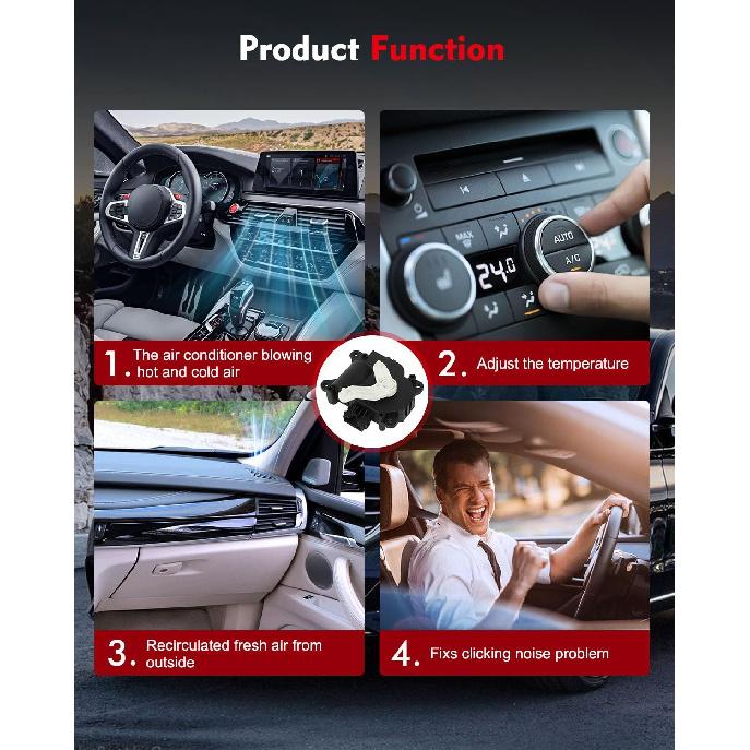 cciyu A/C HVAC Heater Blend Door Actuator Replacement for 1997-2005 for Lexus for GS300, GS400 (1998-2000) & GS430 (2001-2005) - Direct Fit OEM