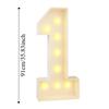 0-9 Numbers LED Light Balloon 91cm Light Up Balloons Balloon Filling Box Giant Numbers LED Lighted Giant Birthday Figure