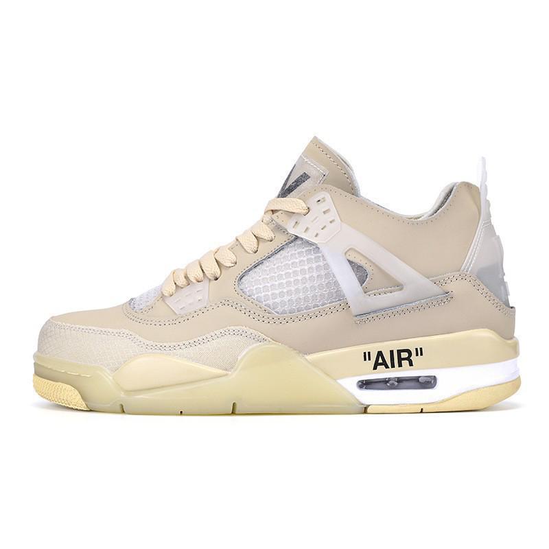 Buty Koszykarskie AJ4 White Cement Paris Blue Lava Cicada Wing dla Mężczyzn i Kobiet