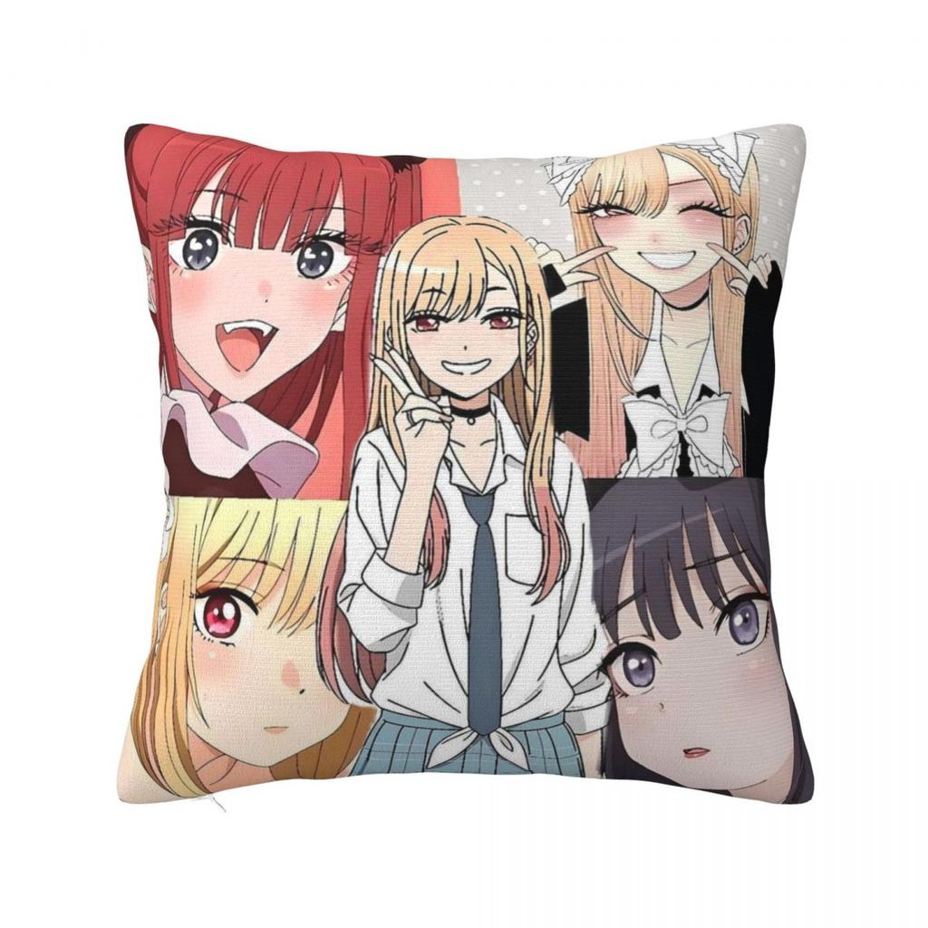 Marine Kitagawa Otaku Anime Pillow Cover Kawaii Pillow Case Graphic Cushion Cover Pillowcases For Wedding Party Home Decor