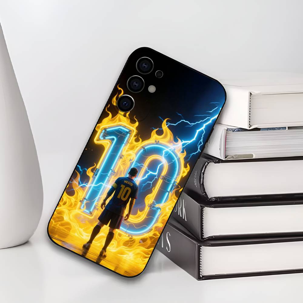 Football Star M-Messi Phone Case Silicone Soft For Samsung S25,S24,S21,S22,S23,S30,Ultra,S20,Plus,Fe,Lite