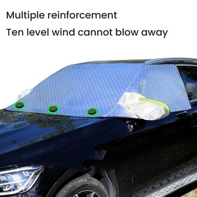 Auto Windschutzscheibenabdeckung UV-Beständig Wasserdicht Universal Einfach zu Installieren Frontscheiben-Wickelabdeckung Windschutzscheiben-Thermo-Schneeabdeckung