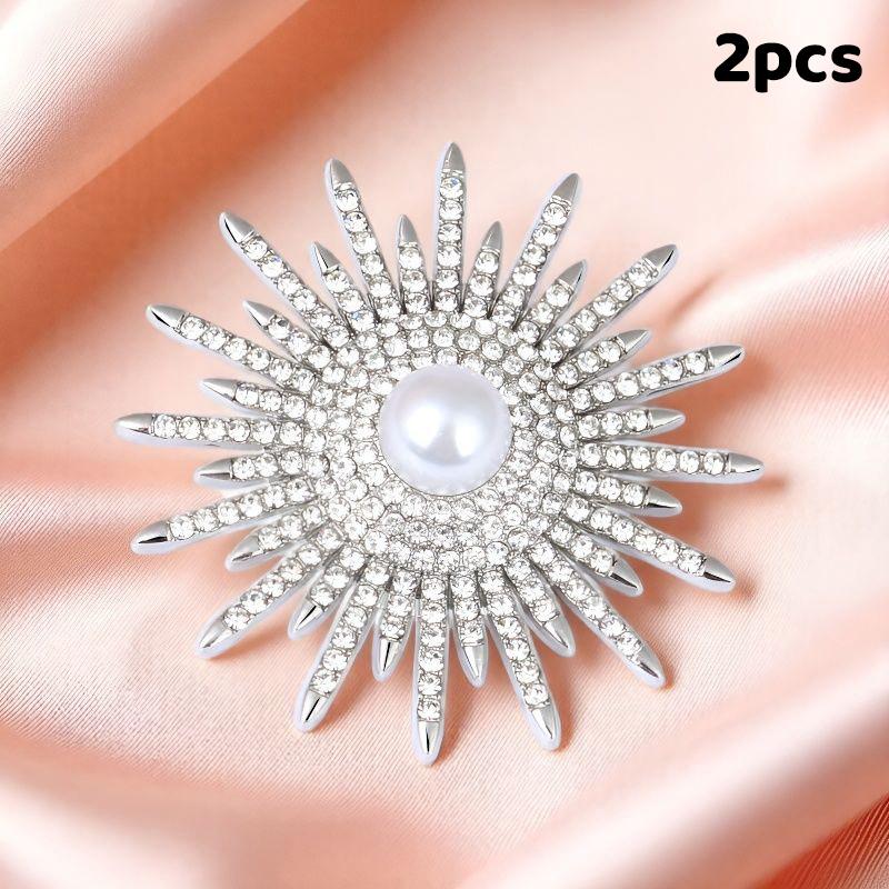 Gorgeous Luxury Sunflower Brooch Retro Personalized Pin Party Romantic Jewelry Accessories Charm Trendy Gift Unique