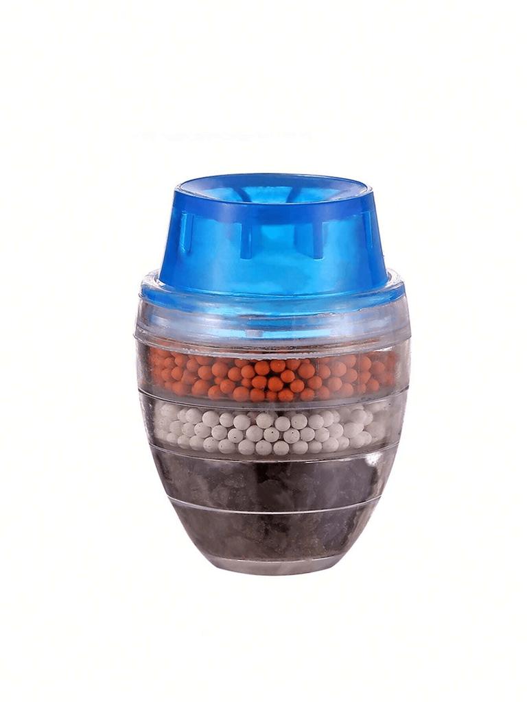 3pcs Random Color 5-layer Activated Carbon Water Filter Faucet Splitter, Suitable for Kitchen Faucets and Shower Heads