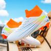 35-47 Men's High-top Socks Large Sizes of Long Nails Football Shoes Non-slip Wear-resistant TPR Artificial Corthiri Outdoor Children's Football Shoes