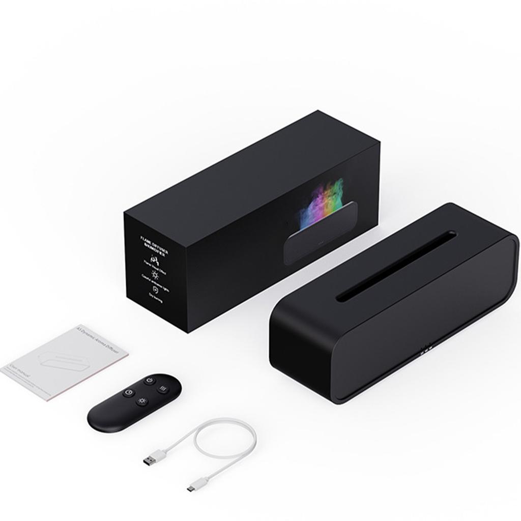 Music Pickup Rhythm Flame Aromatherapy Machine Home Gaming Room Voice-controlled Desktop Spray Humidifier
