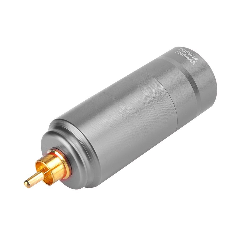 Wirelss Tattoo Machine Power Supply Motor Tattoo Pen Power Supply RCA Plug 1200mAhGray