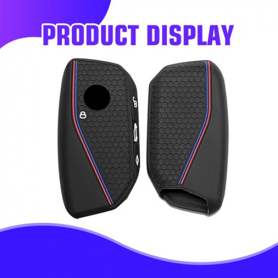 FOR BMW X5 I5 740 760 X7 X1 IX Button Remote Smart Key Fob Silicone Case Cover