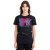 MTV Unisex Adult Microphone Logo T-Shirt