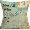 American Retro Printed Linen Pillowcase Living Room Sofa Office Pillow Car Cushion Cover