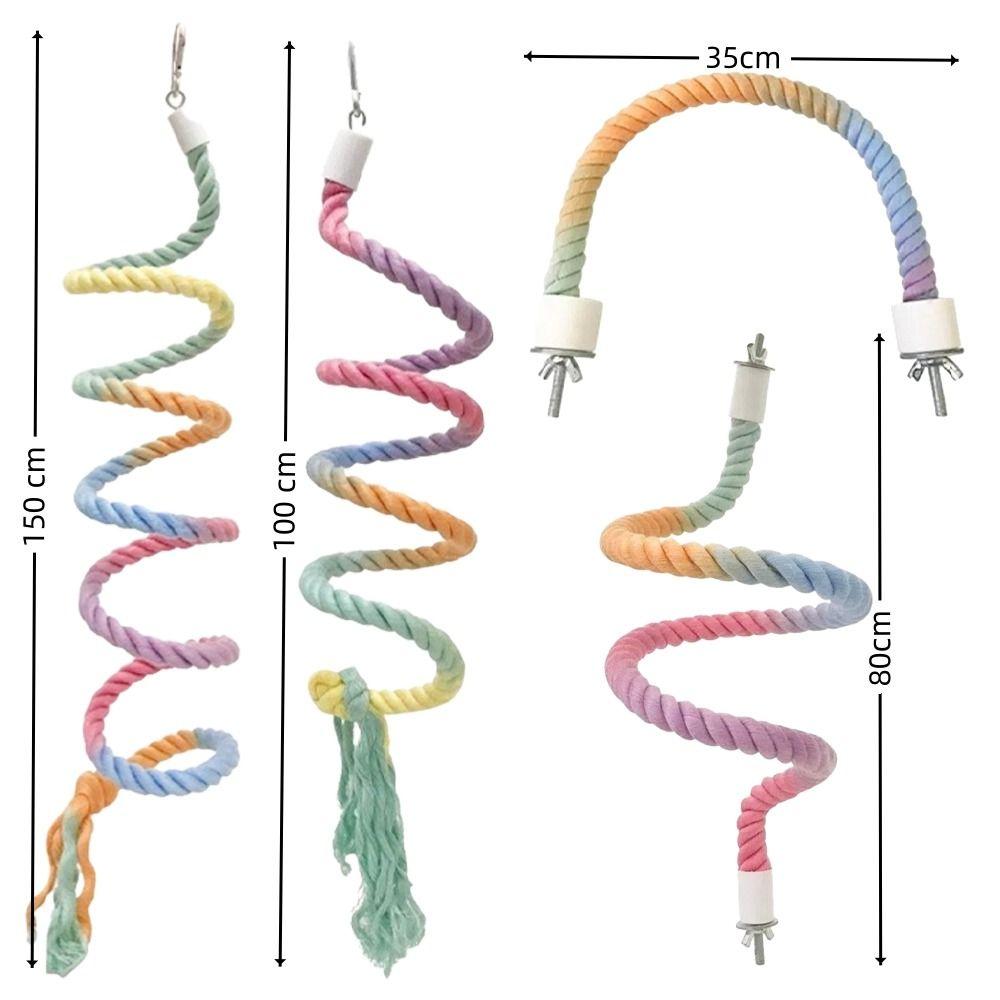 Bendable Paw Grinding Plush Exercise Stand New Pet Bird Training Toy for Parakeet