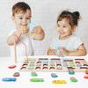 Children'S Early Education Puzzle Color Alphanumeric Cognitive Pairing Fishing Wooden Desktop Interactive Game
