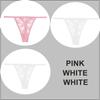 FINETOO 3PCS/Set Sexy G-string Panties Women Thongs  Lace Underwear Pantys Low-Waist Femme Underpants Mesh Transparent  Lingerie