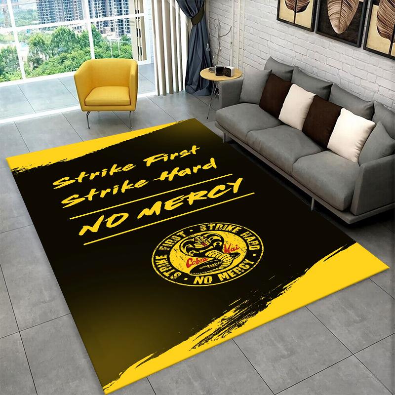 

Cobra Kai TV Amanda Karate Carpet Rug for Bedroom Living Room Sofa Playroom Doormat Home Decor,Kid Area Rug Non-slip gift 40x60cm