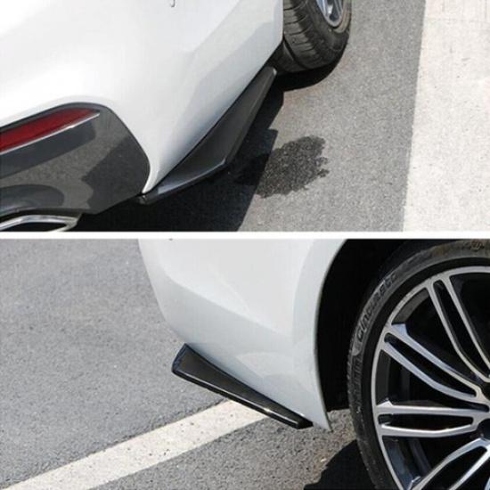 Gloss Black 2pcs For Hyundai Accessories Rear Bumper Splitter Diffuser Canard