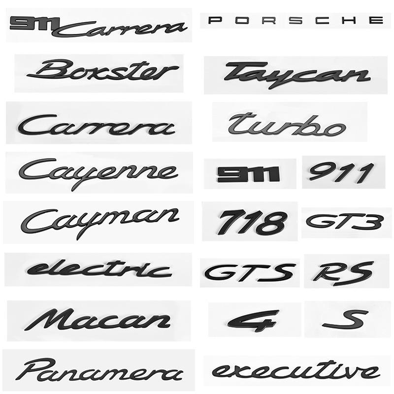 Porsche Boxster & Panamera Electric Executive Englisches Etikett