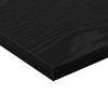 vidaXL Wandmontierte Regale Schwarze Eiche MDF 40 X 20 X 1,5 Cm