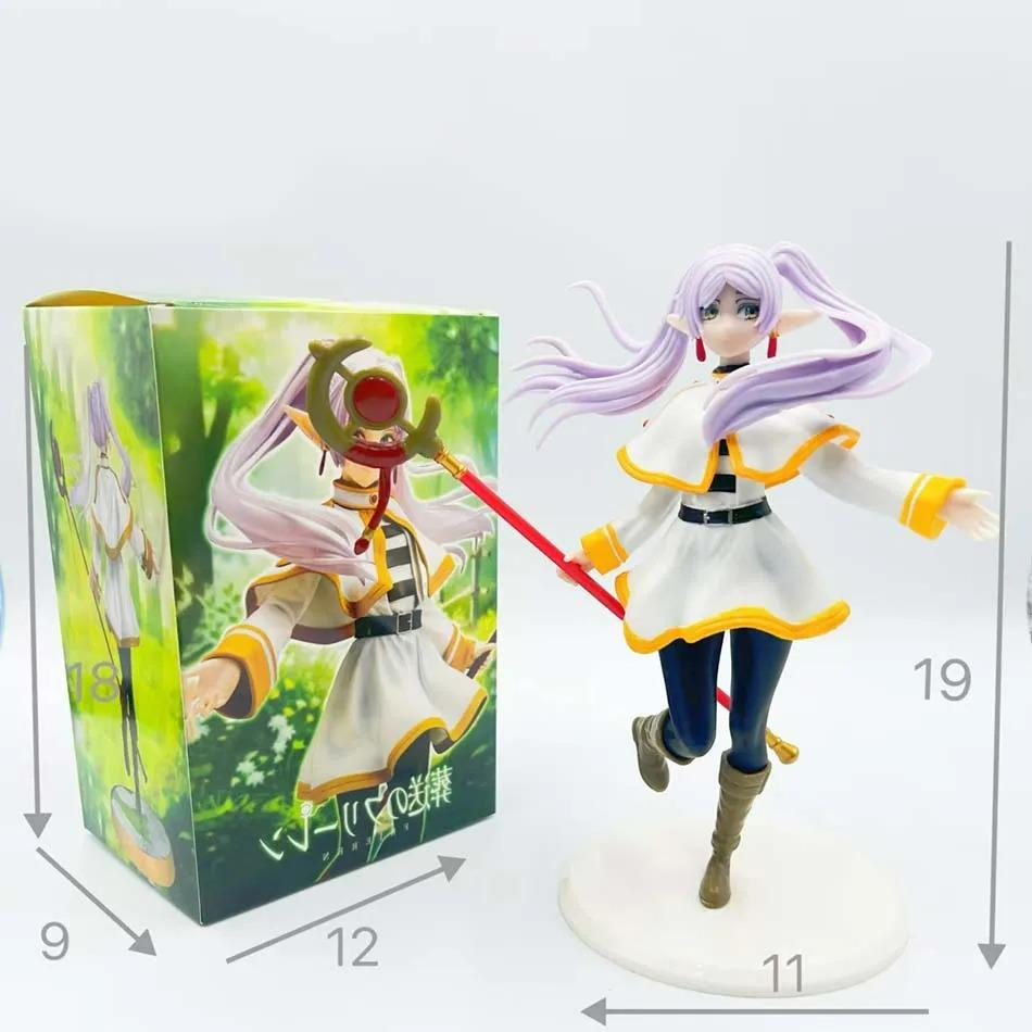 19cm Frieren: Beyond Journey's End Frieren Anime Mergaitės Figūrėlė Frieren Veiksmo Figūrėlė Sousou no Frieren Figūrėlės Modelis Lėlės Žaislai