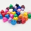 WTEMPO Colorful Button Hanging Buckle Rope Buckle Lock Buckle Peach Heart Spring Buckle Elastic Adjustment Buckle Closing Buckle