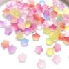 30 Pieces of Mixed Imitation Gummie Heart/five Pointed Star Non Porous Flat Back Beads DIY Jewelry Hair Accessories, Colorful Decoration Rhinestone