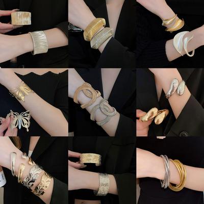 Geometric Multi-layer Winding Bracelet: Light Luxury, Niche High-end Fashion Jewelry for Women