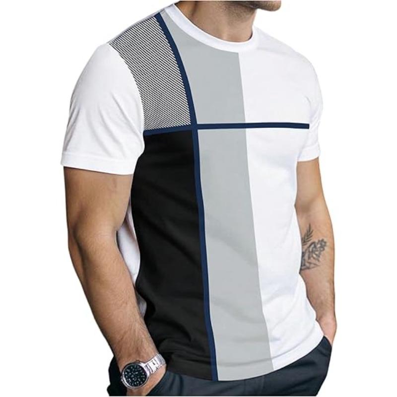 

Fashion Stand Collar Men s Sweatshirts Simple Stripe Printed Half Zip Long Sleeve Tops Casual Loose Pullover Men Clothing 6XL