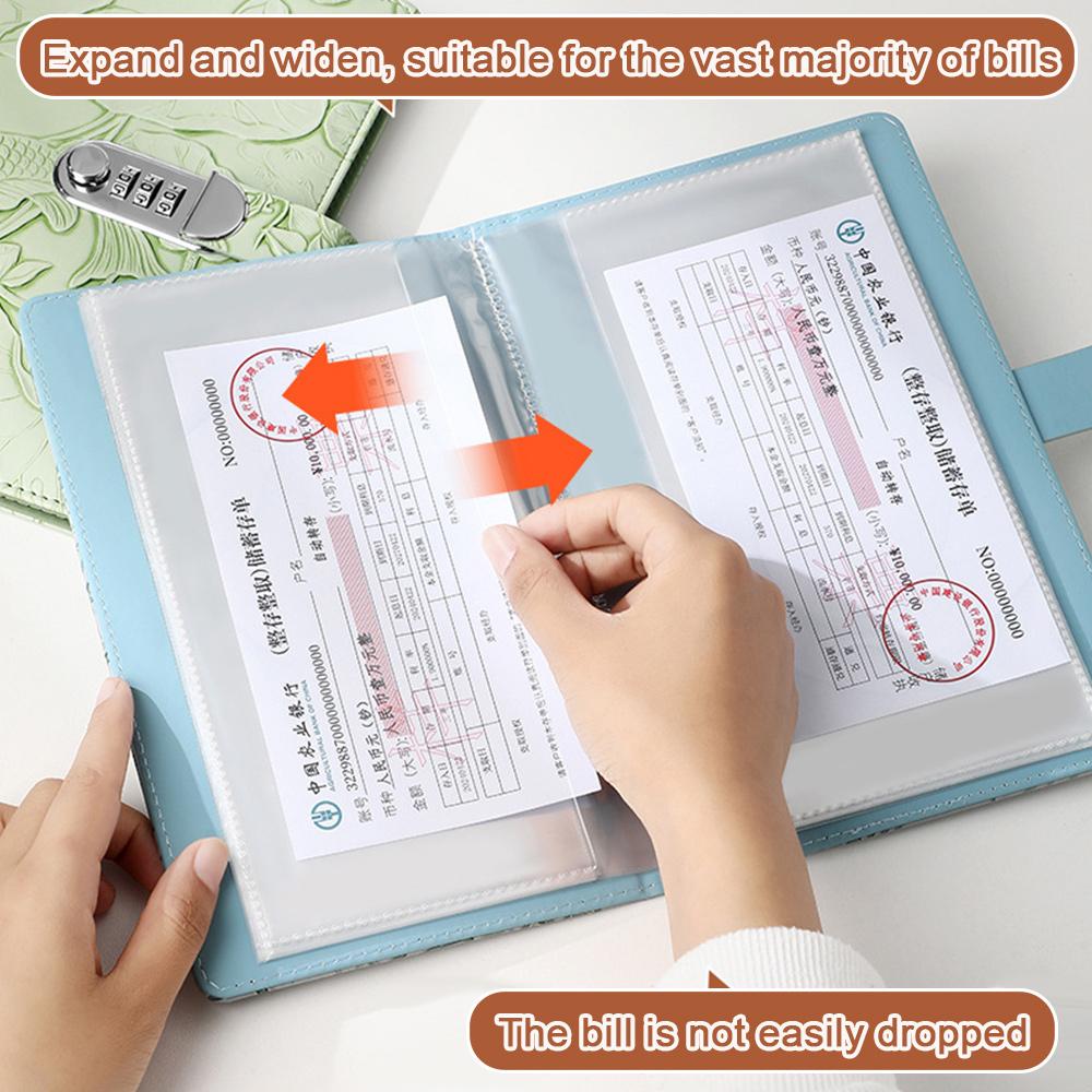 Save Money Regular Deposit Receipt Book PU Budget Binder New Memorial Collection Book