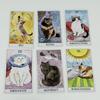 78Pcs Cat Tarot Deck Cute Kitten Series Russian Version Board Games Divination Tarot Cards