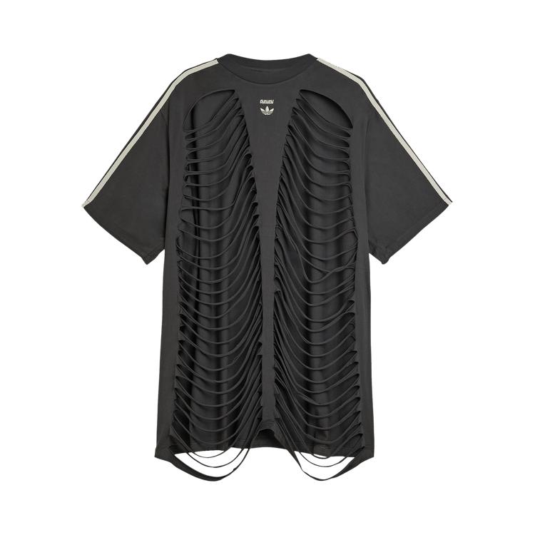 

adidas x Avavav Cut Out Tee Carbon Unisex Tops Grey JP4858 XS