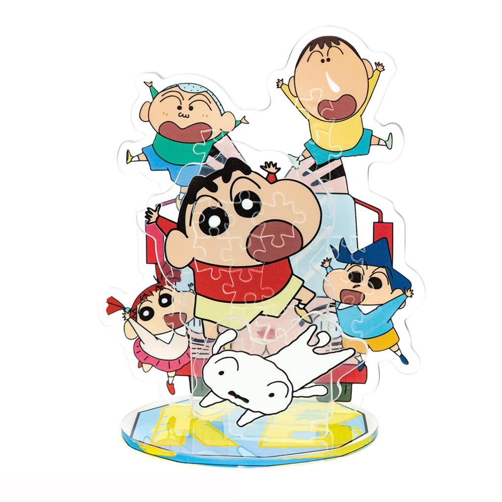 BEVERLY [Jigsaw Puzzle X Acrylic Stand] Acrylic Stand Pop Crayon Shin-chan [New Puzzle To Assemble and Display] [No Glue Required] 41 Pieces SP-023