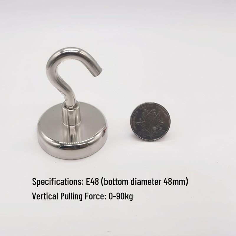 Punch-Free Neodymium Magnetic Hook for Walls & Doors