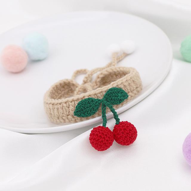 Necklace with Adjustable Pet Ball, Cute Hand Tie, F-floor, Christmas Pet Accessories, None UR, Dogs